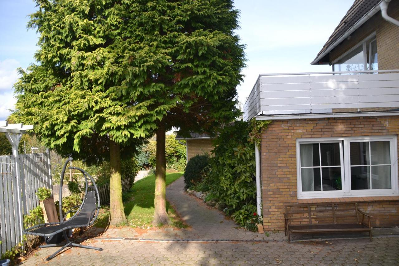 Eindecker - Studioapartment Im Erdgeschoss Mit Gartenmitbenutzung เฟลนส์บวร์ก ภายนอก รูปภาพ